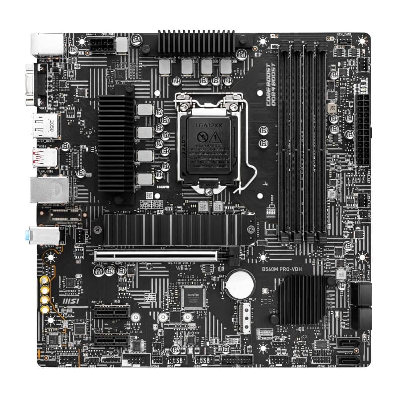 MSI B560M PRO-VDH Socket 1200 DDR4 up to 128GB 6xUSB 2.0 4xUSB 3.2, "B560M PRO-VDH"