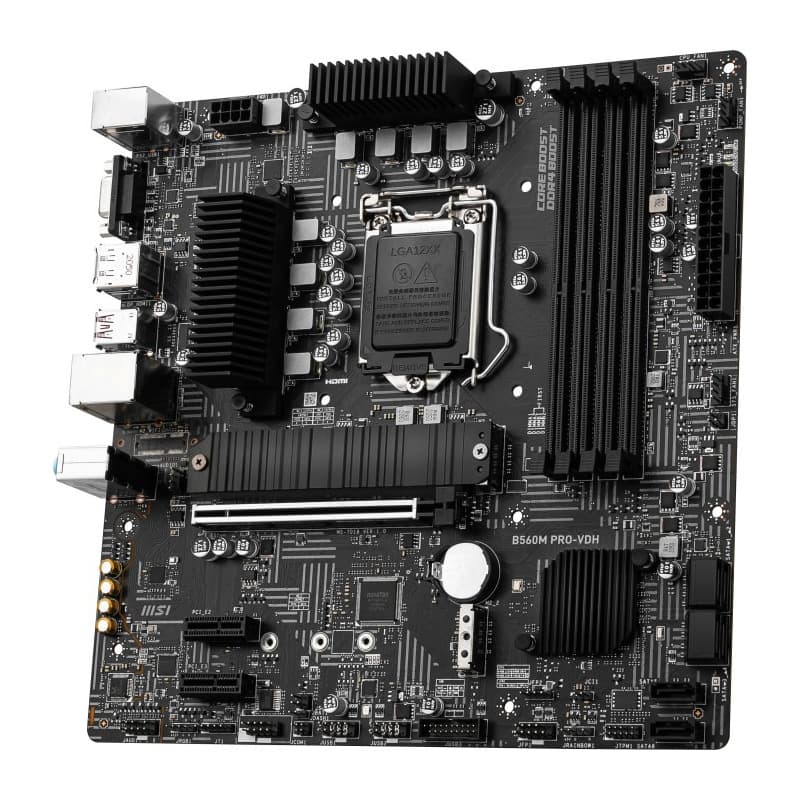 MSI B560M PRO-VDH Socket 1200 DDR4 up to 128GB 6xUSB 2.0 4xUSB 3.2, "B560M PRO-VDH" — miniatură