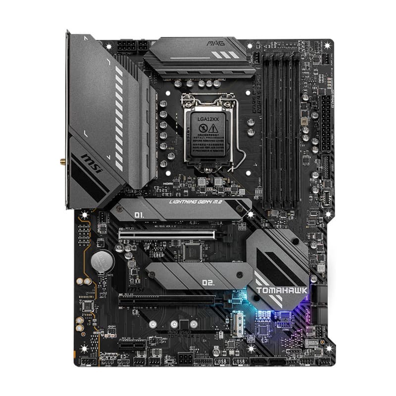 MSI MAG B560 TOMAHAWK WIFI Socket 1200 DDR4 up to 128GB 8xUSB 2.0 6xUSB 3.2, "MAG B560 TOMAHAWK WIFI"