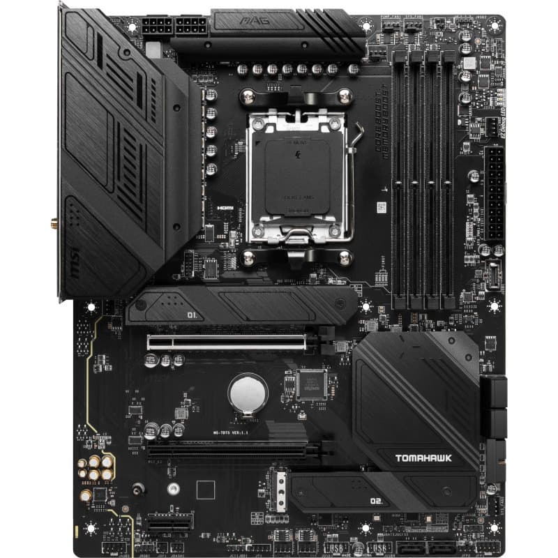 MSI MAG B650 TOMAHAWK WIFI AMD Socket AM5 DDR5 up to 128GB 2xPCIe x16 6xSATA ATX "MAG B650 TOMAHAWK WIFI" .