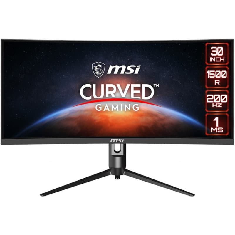 MSI Optix MAG301CR2 29.5inch VA WFHD Curve 1500R 200Hz 300cd/m2 USB 3.2x2 Pivot, "OPTIX MAG301CR2"