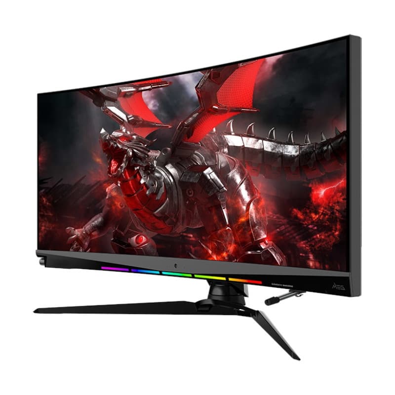 MSI Optix MEG381CQR Plus 37.5inch IPS QHD+ Curved 2300R 21:9 450cd/m2 1ms 175Hz HDMI2.0x2 DP HUB USB, "OPTIX MEG381CQR PLUS" — miniatură