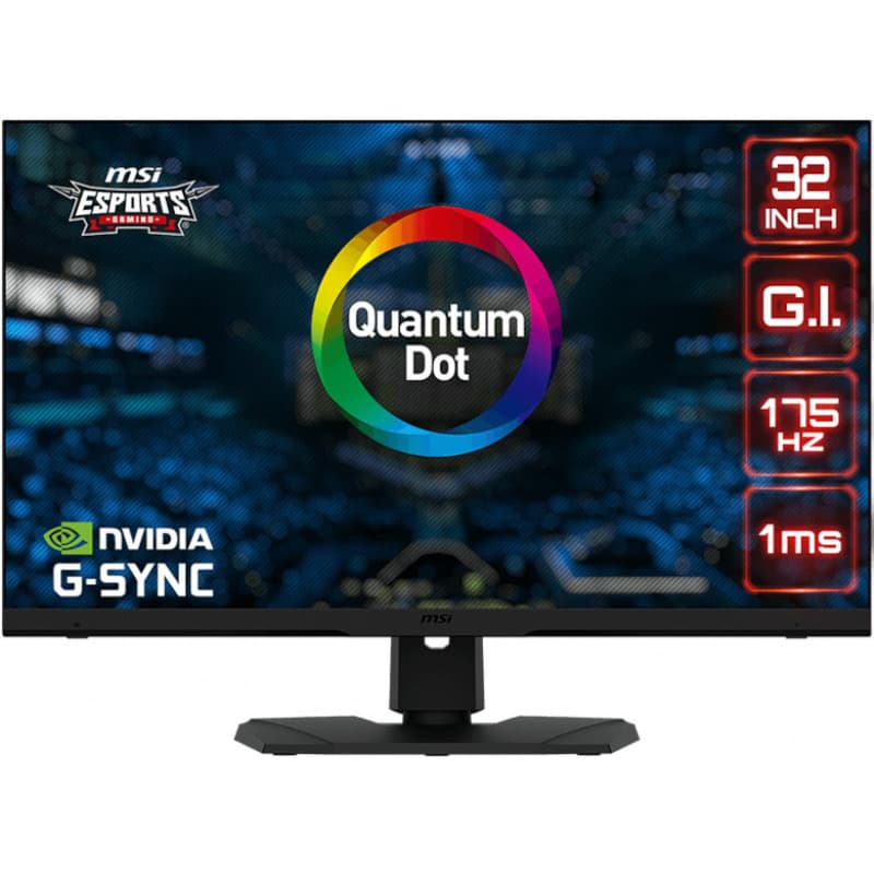 MSI Optix MPG321QRF QD 32inch IPS WQHD 175Hz 1ms 600cd/m2 2xHDMI DP 3xUSB 3.0 USB-C, "OPTIX MPG321QRF QD"