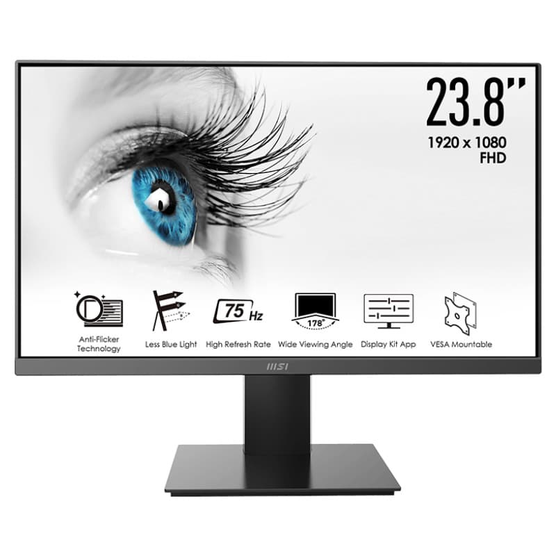 MSI PRO MP241X 24inch VA 1920x1080 75hz 5ms HDMI D-Sub Black "PRO MP241X"