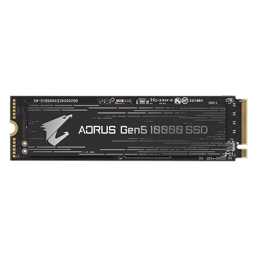 GIGABYTE AORUS Gen5 10000 SSD 1TB M.2 NVMe "AG510K1TB" — miniatură