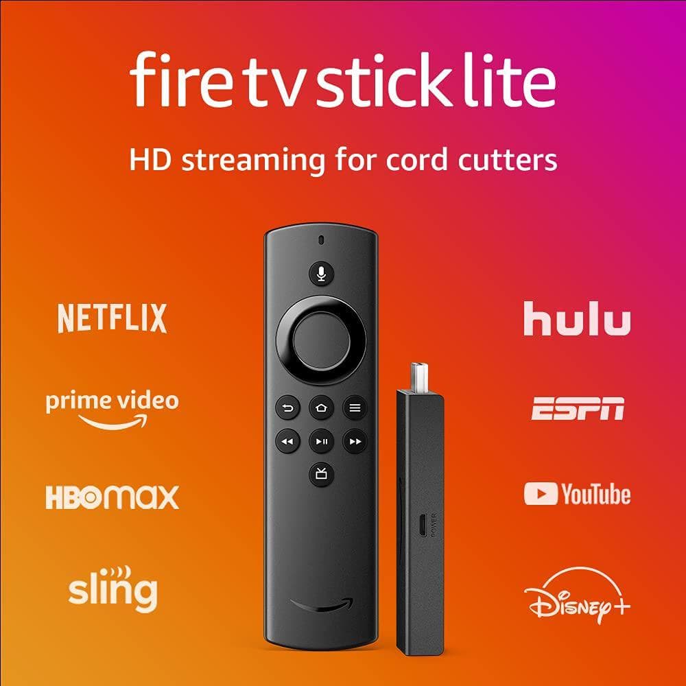 Amazon Fire TV Stick Lite 2020 Black "B07YNLBS7R" — miniatură