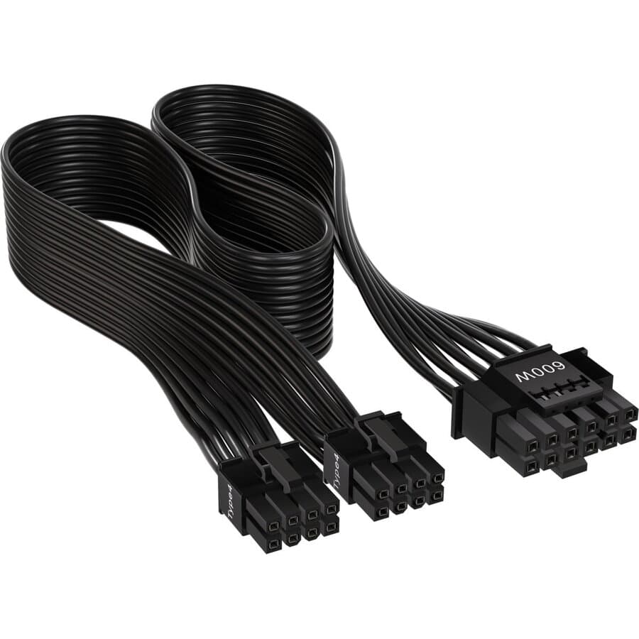 Corsair Cablu 12+4pin, PCIe Gen 5, 12VHPWR, 600W, Type 4 "CP-8920284"