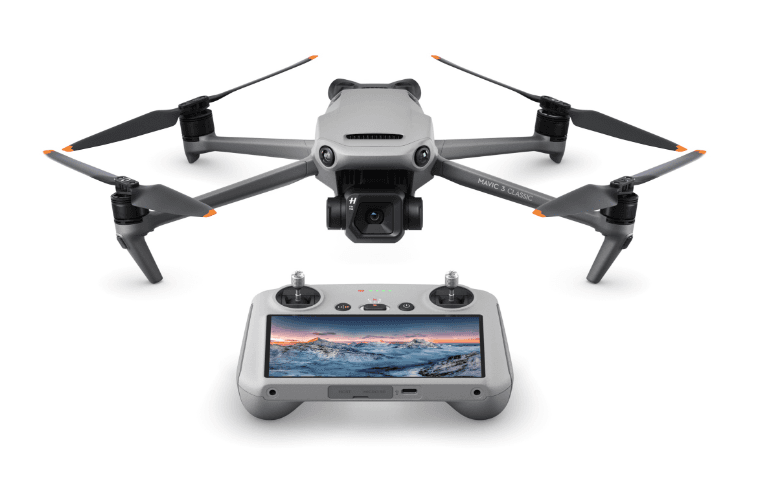 Drona DJI Mavic 3 Classic + Smart ControllerAutonomie 46min, gimbal 3 axe "CP.MA.00000555.01"