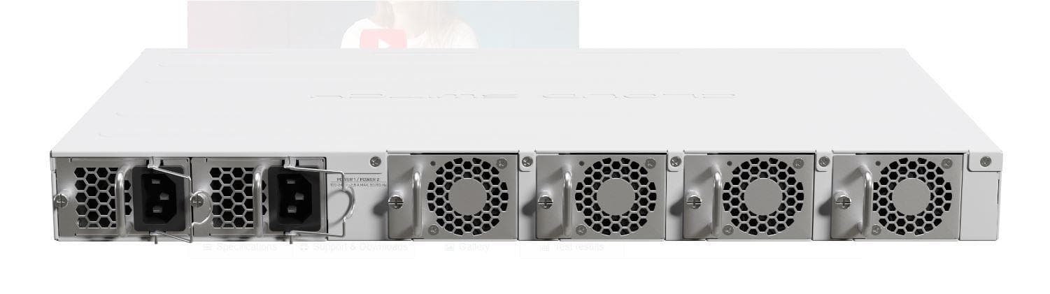 MIKROTIK 18P-2QS+RM 25G SWITCH "CRS518-16XS-2XQ-RM" — miniatură