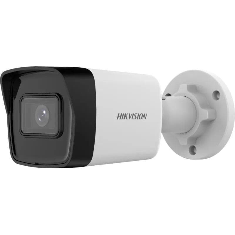 CAMERA IP Hikvision, bullet pt. interior | exterior, dist. IR 30 m, tip lentila fixa 2.8 mm, 4 Mpx, microfon,PoE,carcasa metal si plastic,slot SD card "DS-2CD1043G2-IUF28"