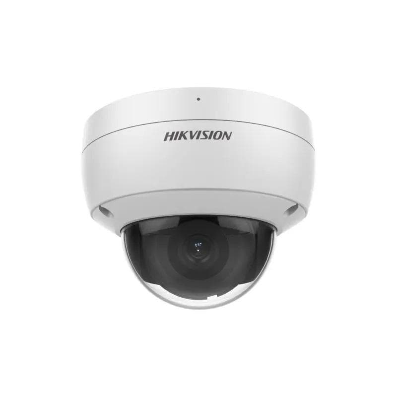 CAMERA IP Hikvision, dome pt. interior | exterior, dist. IR 30 m, tip lentila fixa 2.8 mm, 2 Mpx, microfon, PoE, carcasa metal, slot SD card, "DS-2CD2126G2-ISU2D"