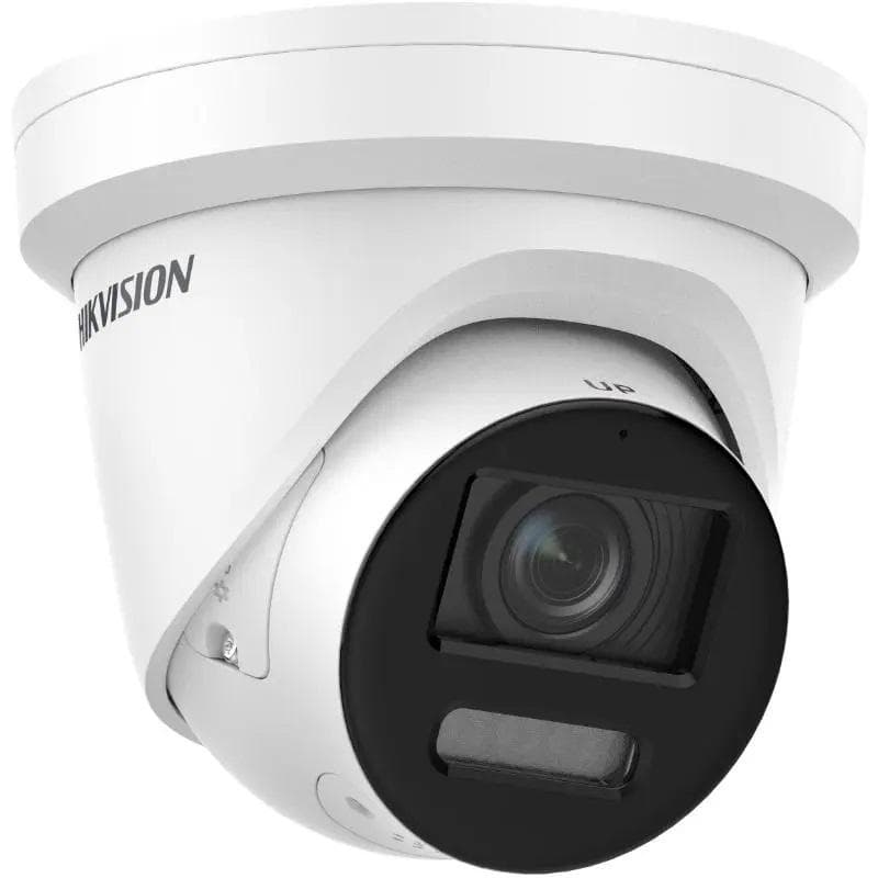 CAMERA IP Hikvision, turret pt. interior | exterior, dist. IR 30 m, tip lentila fixa 2.8 mm, 8 Mpx, microfon, PoE, carcasa metal, slot SD card, "DS-2CD2387G2LSUSL2"