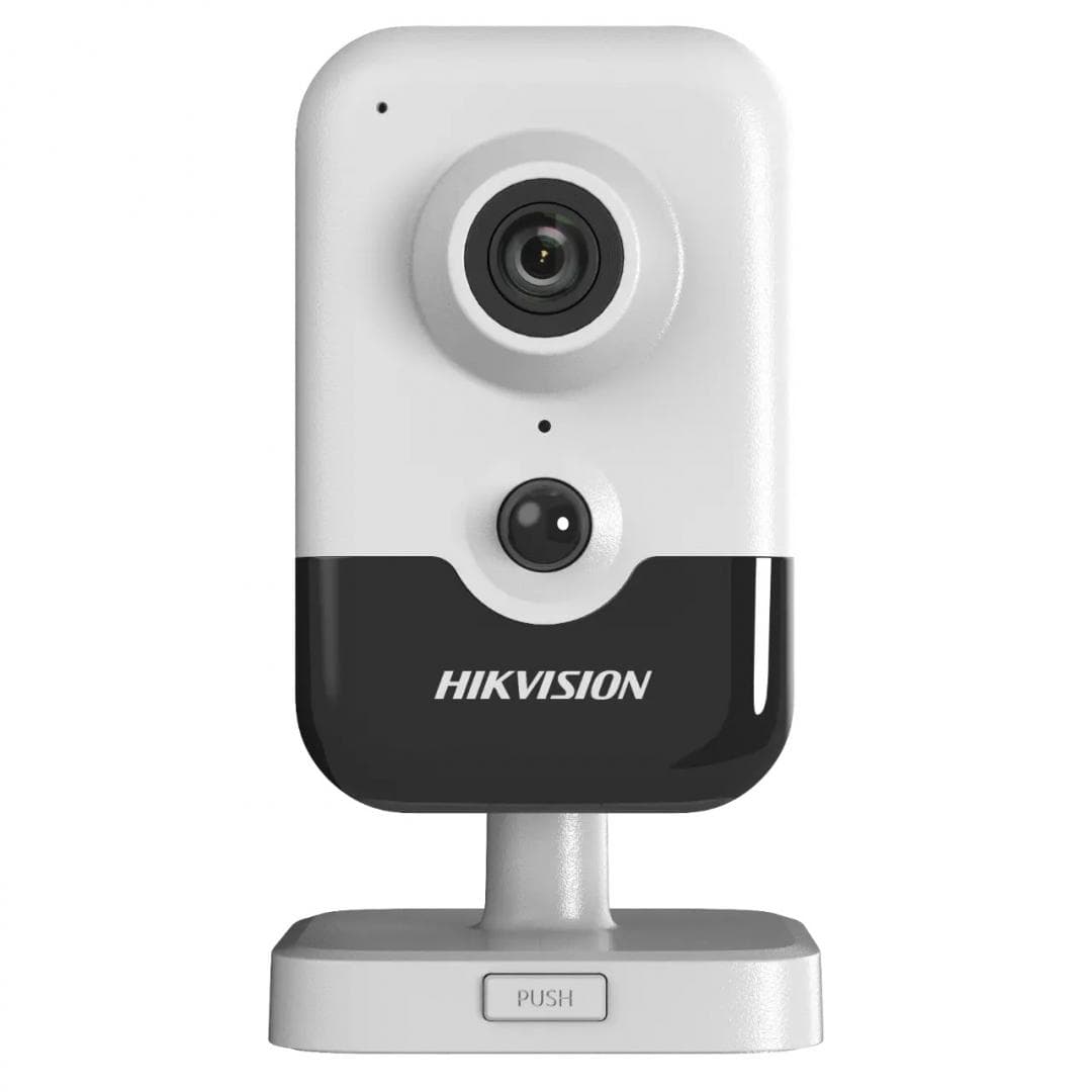 CAMERA IP Hikvision, cube pt. interior | exterior, dist. IR 10 m, tip lentila fixa 2.8 mm, 2 Mpx, microfon, PoE, slot SD card, "DS-2CD2421G0-IW28W"