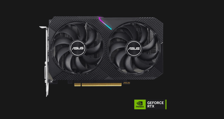 AS Dual GeForce RTX 3050 OC 8GB V2 "DUAL-RTX3050-O8G2"