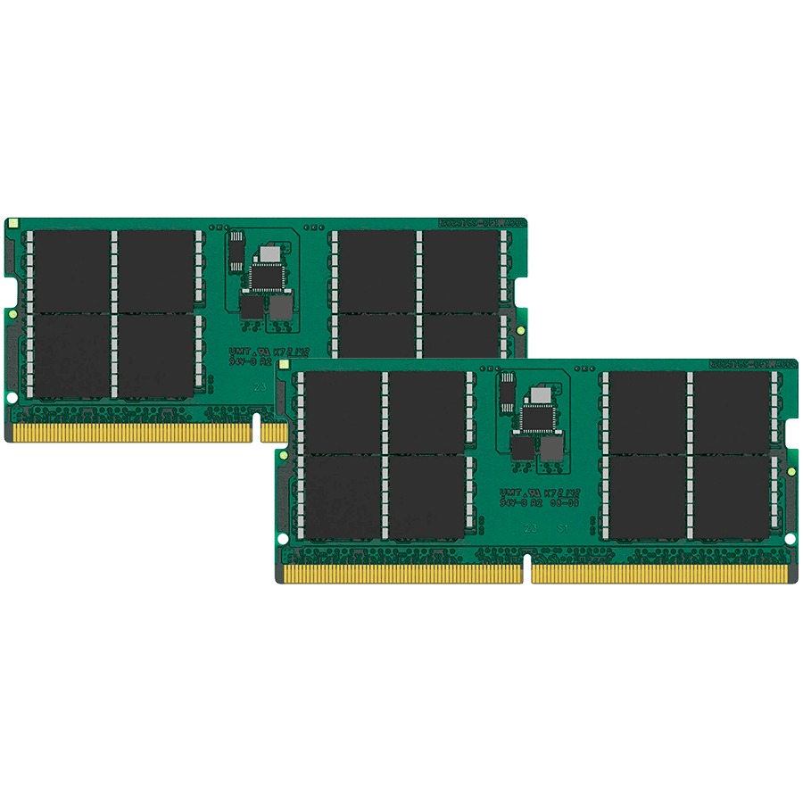 KINGSTON 64GB DDR5 4800MT/s SODIMM Kit of 2 "KCP548SD8K2-64"