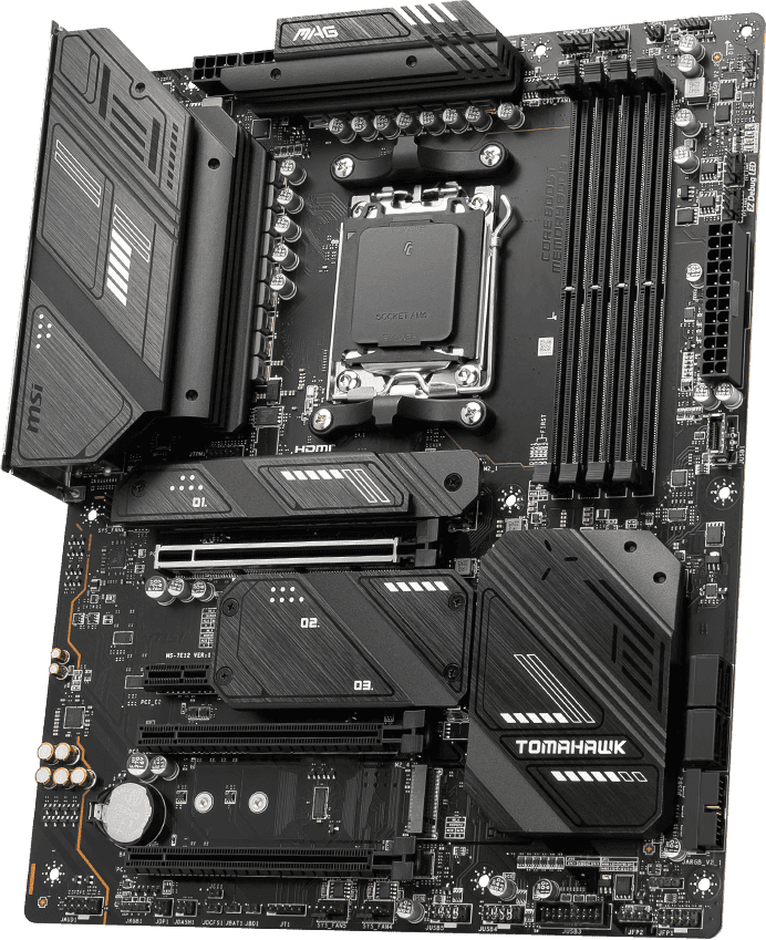 MSI MAG X670E TOMAHAWK WIFI 1xHDMI 1xDP "MAG X670E TOMAHAWK WIFI" — miniatură