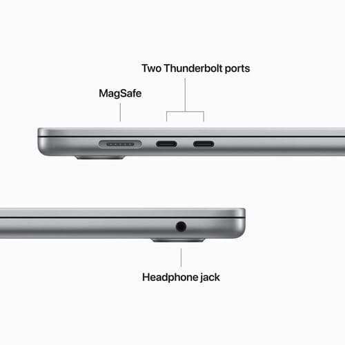 AL MB AIR 15" M2 8GB 256GB Space Gray "MQKP3LL/A" ( — miniatură