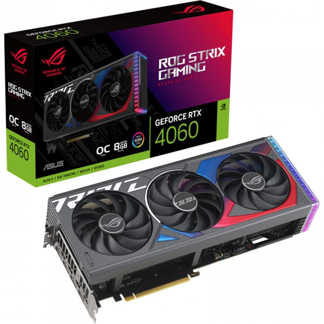 Asus ROG STRIX RTX 4060 OC 8GB "RG-STX-RTX4060-O8G"