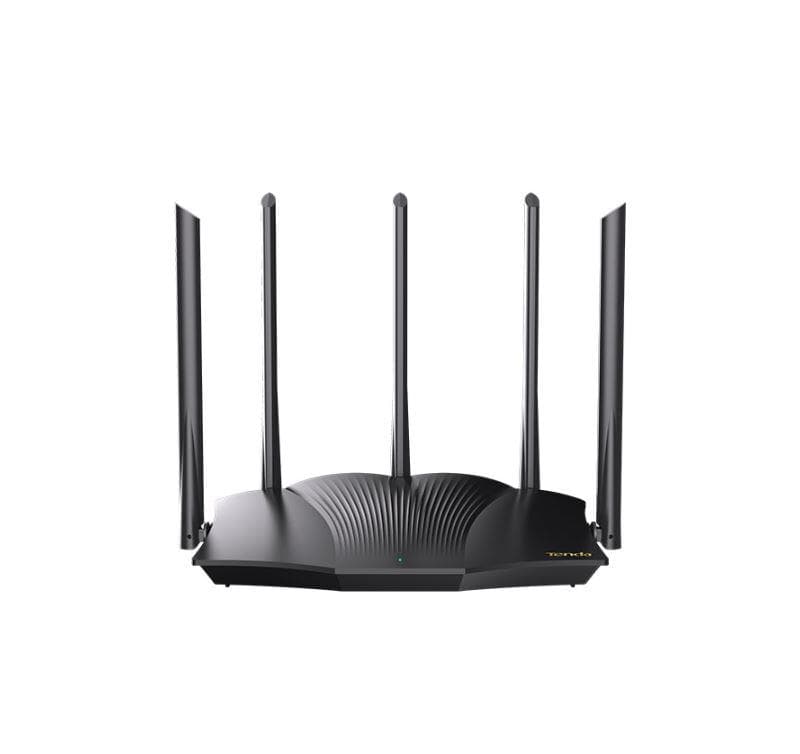 ROUTER Tenda wireless AX3000, 3000Mbps,1 x WAN Gigabit, 3 porturi Gigabit, 2.4 Ghz/5 Ghz dual band, 5 antene externe, WI-FI 6 "RX12 PRO"