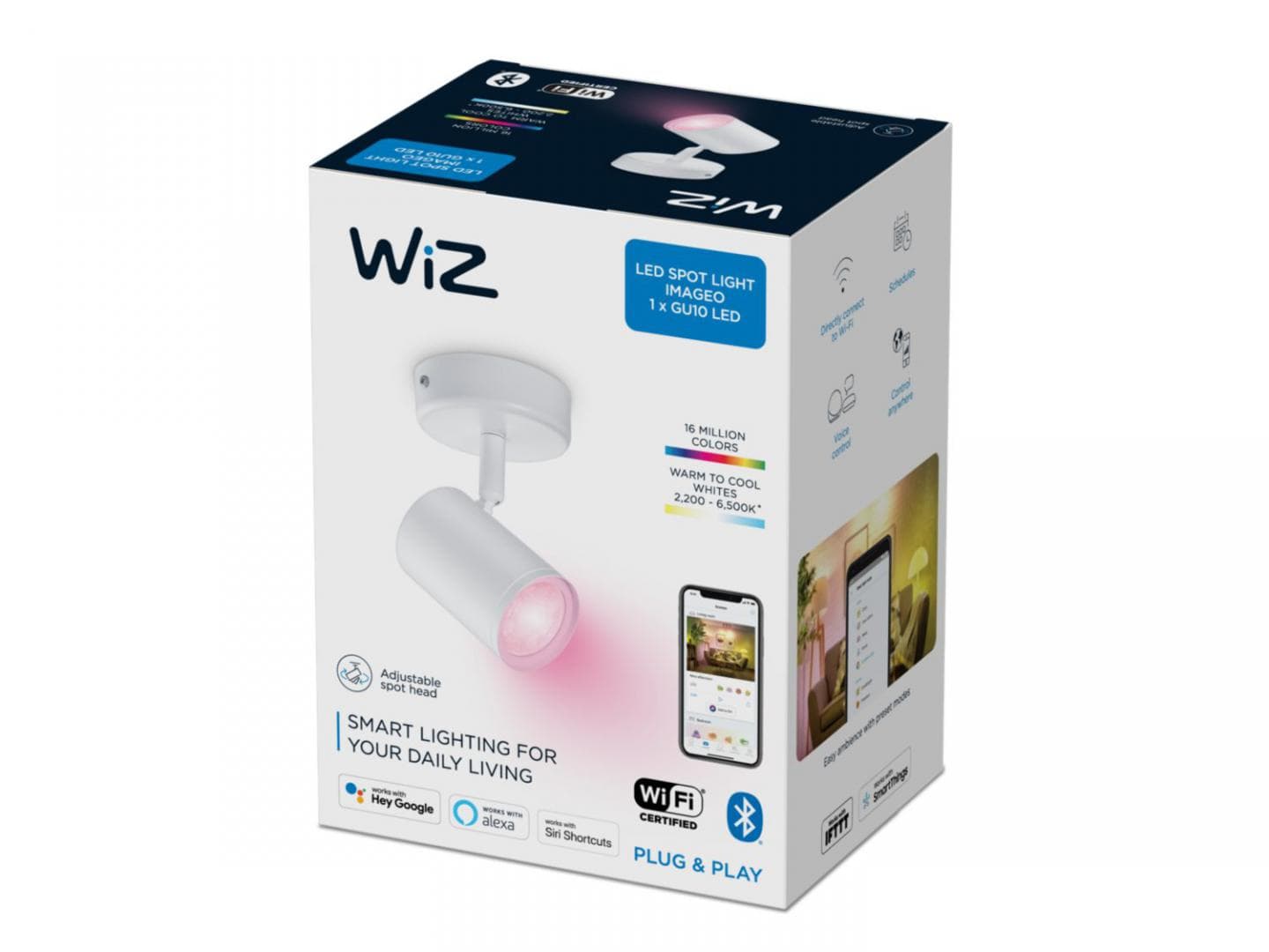 IMAGEO WIZ BUILD ON SPOTS 1X5W 922-65 W "000008719514551879" — miniatură