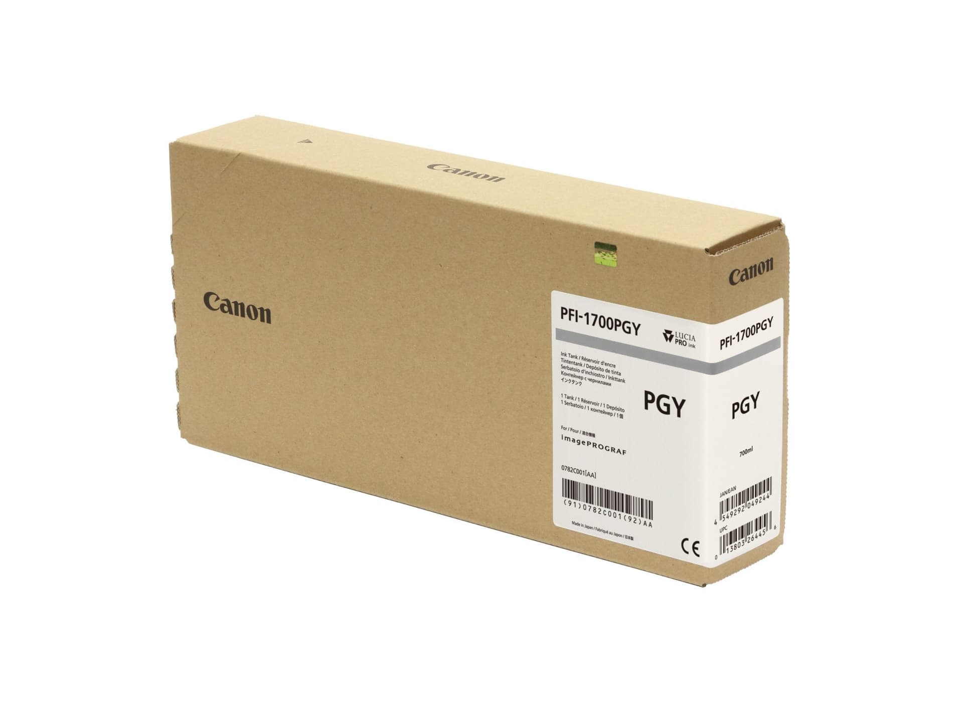 Cartus Original Canon Photo Grey, PFI-1700, pentru iPF PRO-2000/4000/4000S/6000/6000S, 700ml,NOPP, "0782C001AA" — miniatură