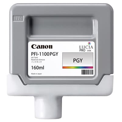 Cartus Cerneala Original Canon Photo Grey, PFI-1100BL, pentru IPF PRO-2000|PRO-4000|PRO-6000, 160ml, incl.TV 0.15 RON,NOPP, "0857C001AA"
