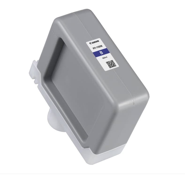 Cartus Cerneala Original Canon Blue, PFI-1100BL, pentru IPF PRO-2000|PRO-4000|PRO-6000, 160ml, incl.TV 0.15 RON,NOPP, "0859C001AA" — miniatură