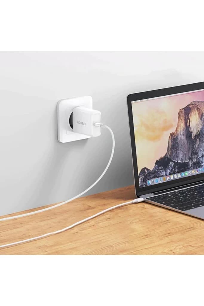 CABLU alimentare si date Ugreen, "US300", Fast Charging Data Cable pt. smartphone, USB Type-C la USB Type-C, 5A, 1m, alb "60551" - 6957303865512 — miniatură