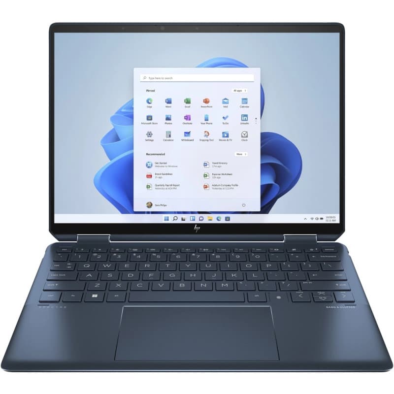 HP Spectre x360 14-ef0026nn Intel Core i7-1255U 13.5inch WUXGA Touch 16GB 1TB PCIe Intel Iris Xe FPR W11H Nocturne Blue "6M390EA#ABB" (