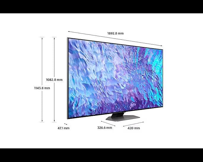 QLED TV 85" SAMSUNG 85Q80C "85Q80C" — miniatură