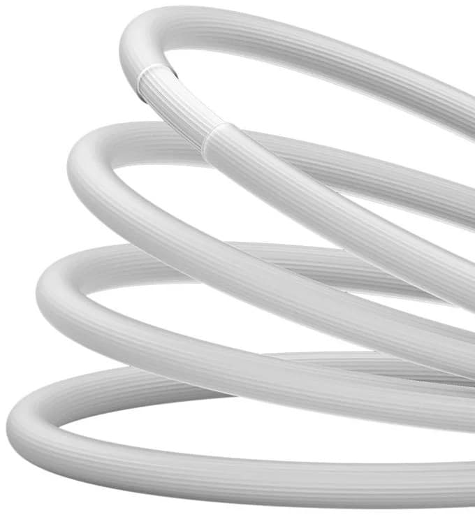 CABLU alimentare si date Baseus, Fast Charging Data Cable pt. smartphone, USB Type-C (T) la USB Type-C (T), E-marker, 100W, 1m, alb, "CAKW000202" (include TV 0.18lei) - 6932172626655 — miniatură