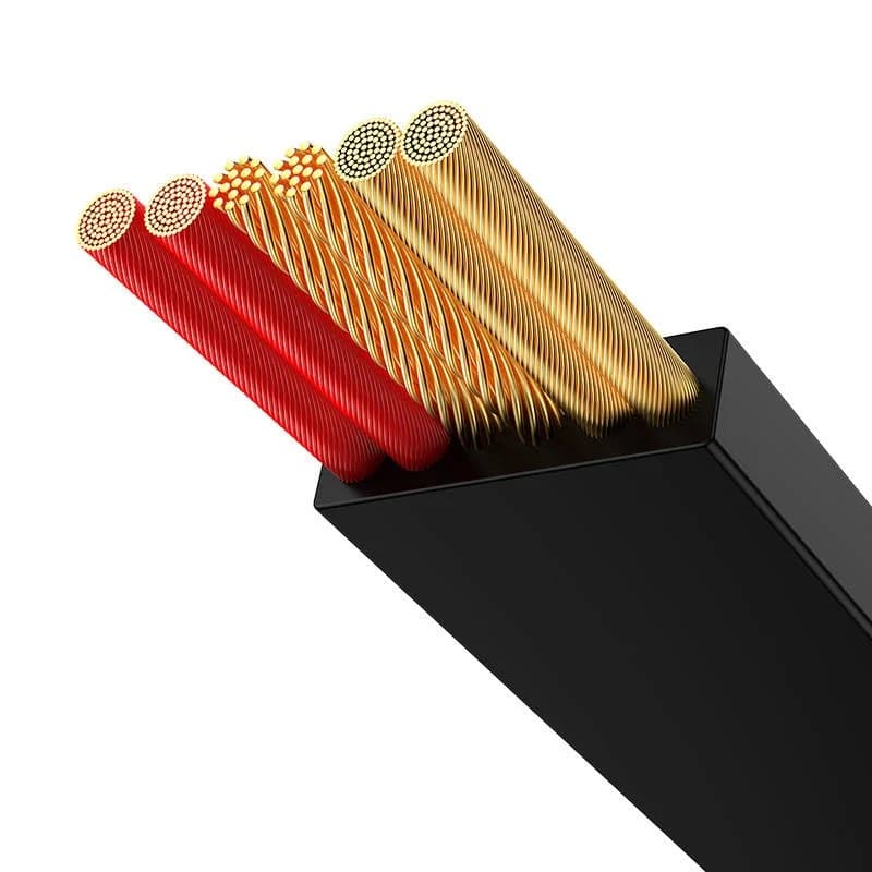 CABLU alimentare si date Baseus, Fast Charging Data Cable pt. smartphone, USB la USB-C / Lightning / Micro, 66W/2A, 480Mbps, negru "CAMJ010101" (include TV 0.18lei) - 6932172609092 — miniatură