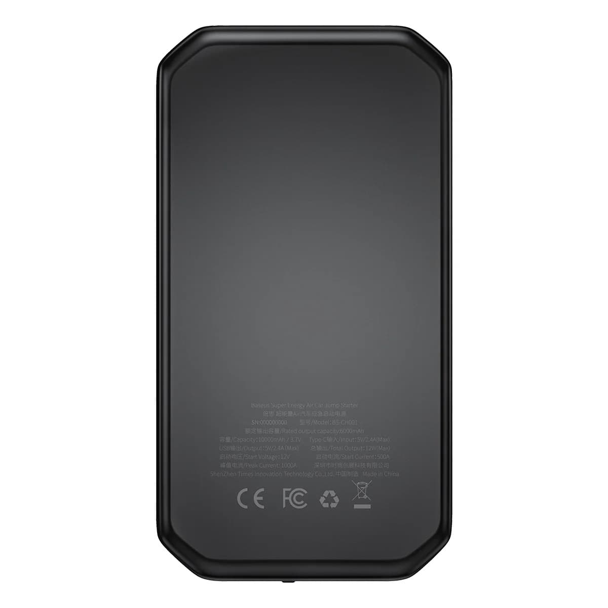 STARTER auto Baseus Super Energy Air pentru pornire / incarcare auto 10000mAh, 1000A, USB, negru "CGNL020101" - 6932172604196 — miniatură
