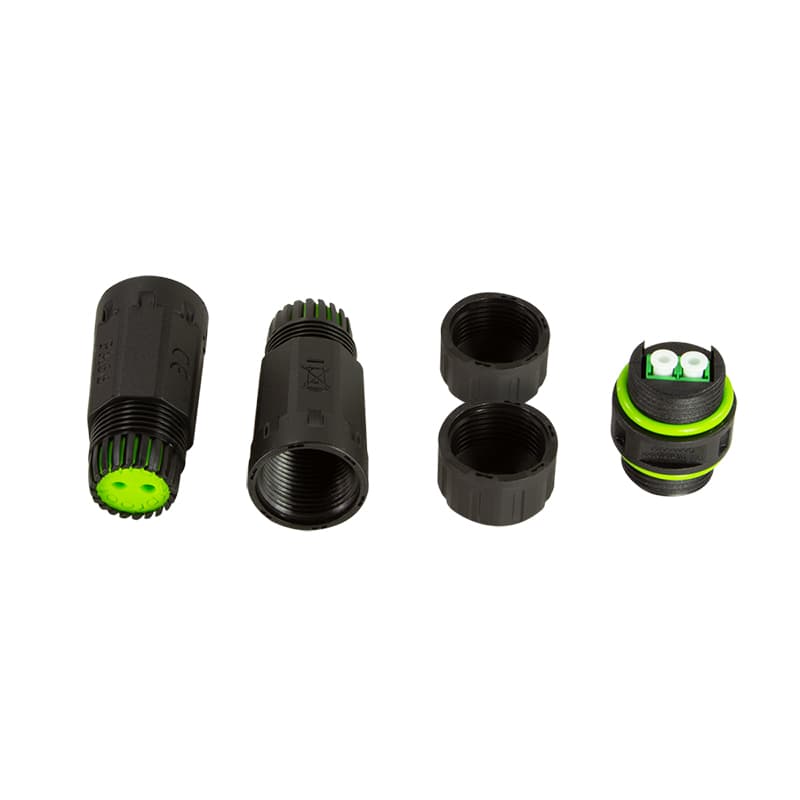 CONECTOR Logilink LC Duplex, fibra optica, rezistent la apa, 2 presetupe, negru "FA05LC3" — miniatură