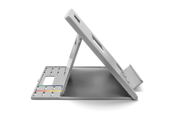 Suport pentru laptop Kensington SmartFit Easy Riser, cu spatiu pentru racire, pentru diagonale de pana la 17", gri "K50420EU" - 5028252599078 — miniatură