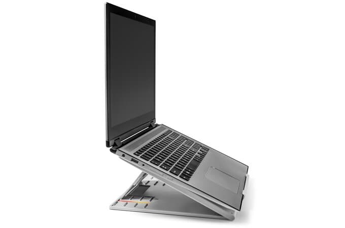 Suport pentru laptop Kensington SmartFit Easy Riser, cu spatiu pentru racire, pentru diagonale de pana la 17", gri "K50420EU" - 5028252599078 — miniatură
