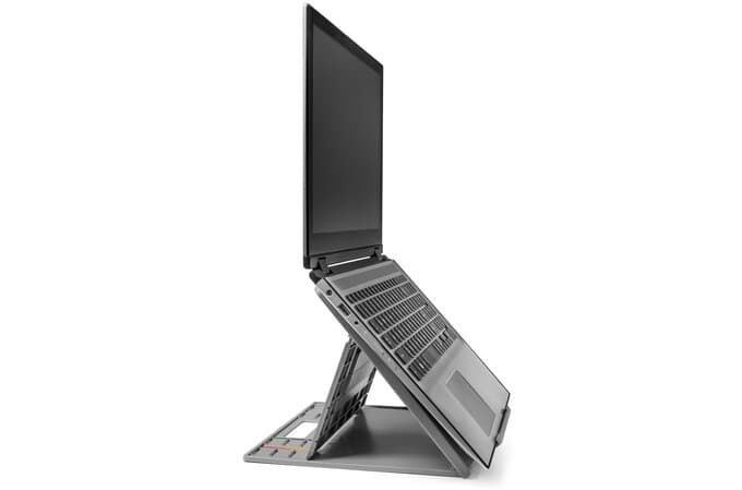 Suport pentru laptop Kensington SmartFit Easy Riser, cu spatiu pentru racire, pentru diagonale de pana la 17", gri "K50420EU" - 5028252599078 — miniatură