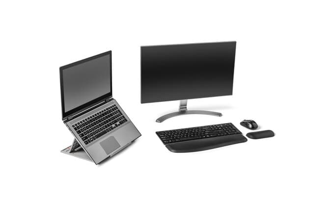 Suport pentru laptop Kensington SmartFit Easy Riser, cu spatiu pentru racire, pentru diagonale de pana la 17", gri "K50420EU" - 5028252599078 — miniatură
