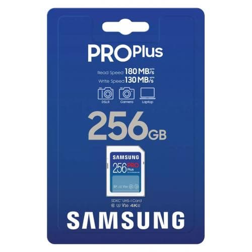 SAMSUNG PRO Plus SD Memory Card 256GB "MB-SD256S/EU" — miniatură
