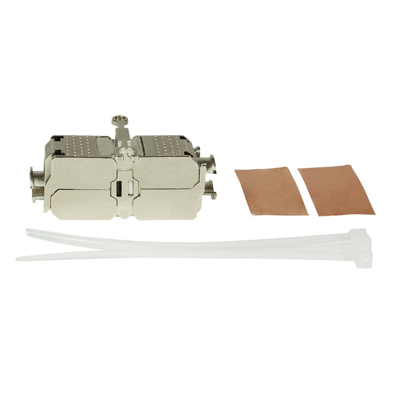 CUPLA RJ-45 LOGILINK pt. cablu UTP, FTP, Cat6a, RJ-45 (M) x 2, metalica, tip punch down, "MP0041"