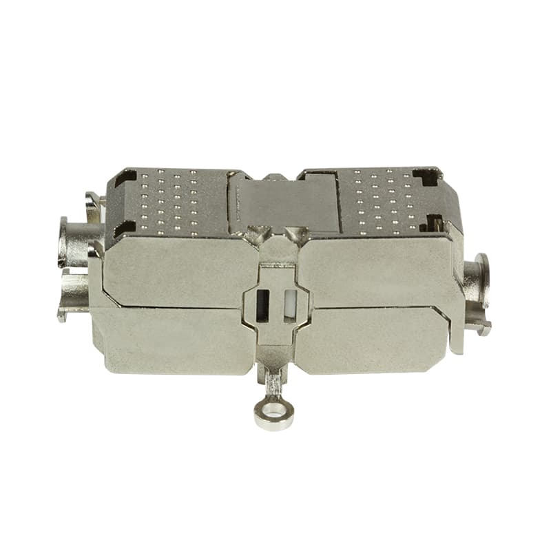 CUPLA RJ-45 LOGILINK pt. cablu UTP, FTP, Cat6a, RJ-45 (M) x 2, metalica, tip punch down, "MP0041" — miniatură