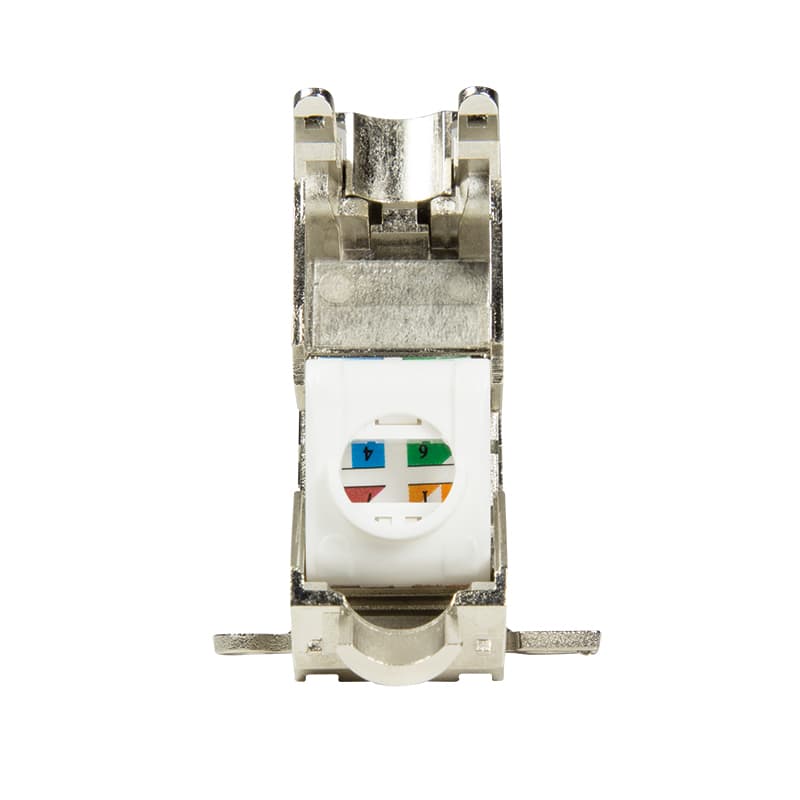 CUPLA RJ-45 LOGILINK pt. cablu UTP, FTP, Cat6a, RJ-45 (M) x 2, metalica, tip punch down, "MP0041" — miniatură