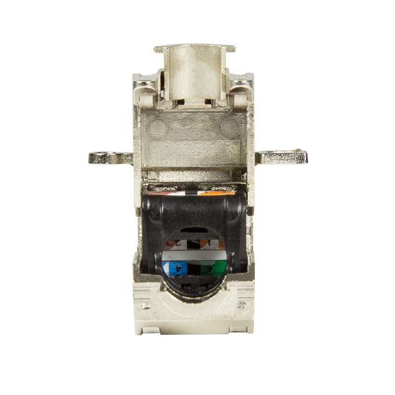 CUPLA RJ-45 LOGILINK pt. cablu UTP, FTP, Cat6a, RJ-45 (M) x 2, metalica, tip punch down, "MP0041" — miniatură