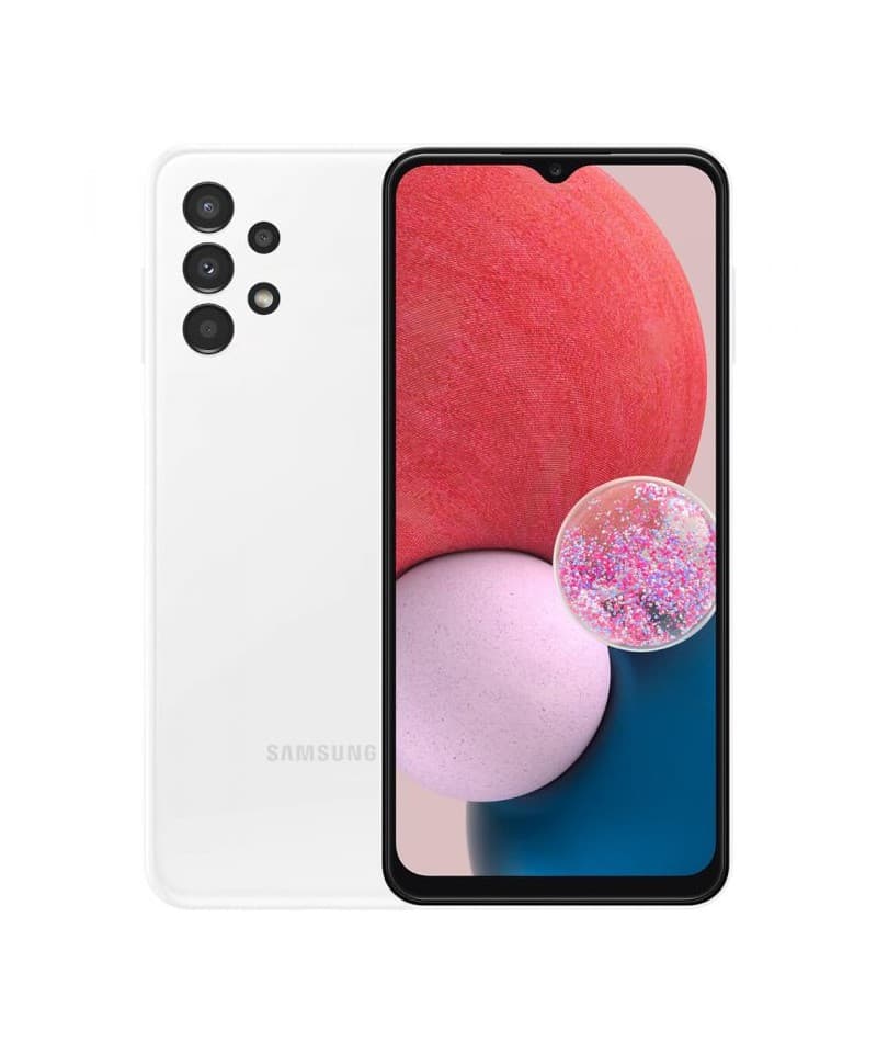 SAMSUNG A13 A137F 6.6" 4GB 128GB DS WH "SM-A137FZWK"