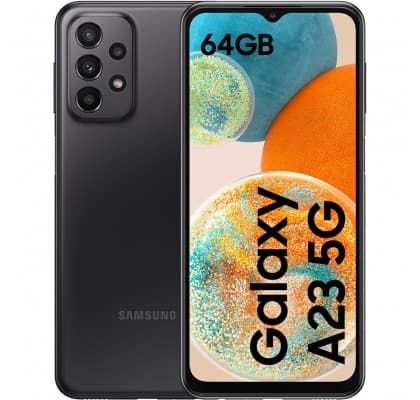 Samsung Galaxy A23 DS Black 5G/6.6"/OC/4GB/64GB/8MP/50MP+5MP+2MP+2MP/5000mAh "SM-A236BZKUEUE"