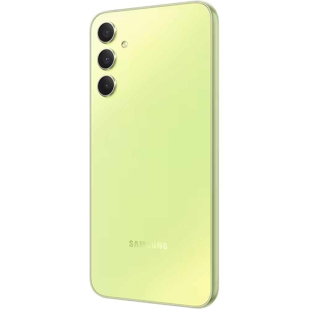 Samsung Galaxy A34 DS Light Green 5G/6.55"/OC/8GB/256GB/13MP/48MP+8MP+5MP/5000mAh + IP67 "SM-A346BLGEEUE" — miniatură