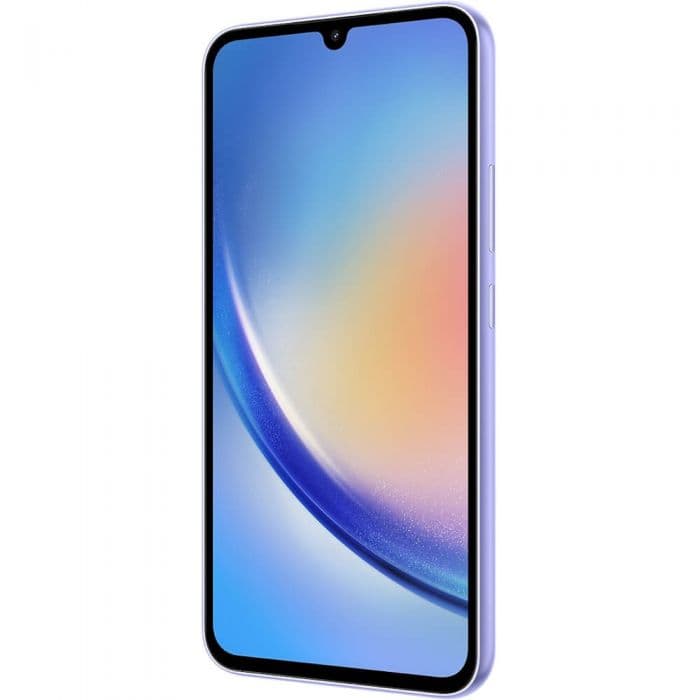 Samsung Galaxy A34 DS Light Violet 5G/6.55"/OC/6GB/128GB/13MP/48MP+8MP+5MP/5000mAh + IP67 "SM-A346BLVAEUE" — miniatură