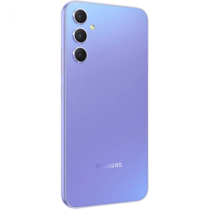 Samsung Galaxy A34 DS Light Violet 5G/6.55"/OC/6GB/128GB/13MP/48MP+8MP+5MP/5000mAh + IP67 "SM-A346BLVAEUE" — miniatură