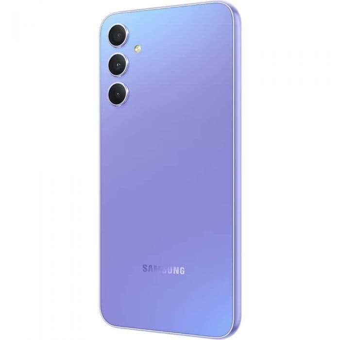 Samsung Galaxy A34 DS Light Violet 5G/6.55"/OC/6GB/128GB/13MP/48MP+8MP+5MP/5000mAh + IP67 "SM-A346BLVAEUE" — miniatură