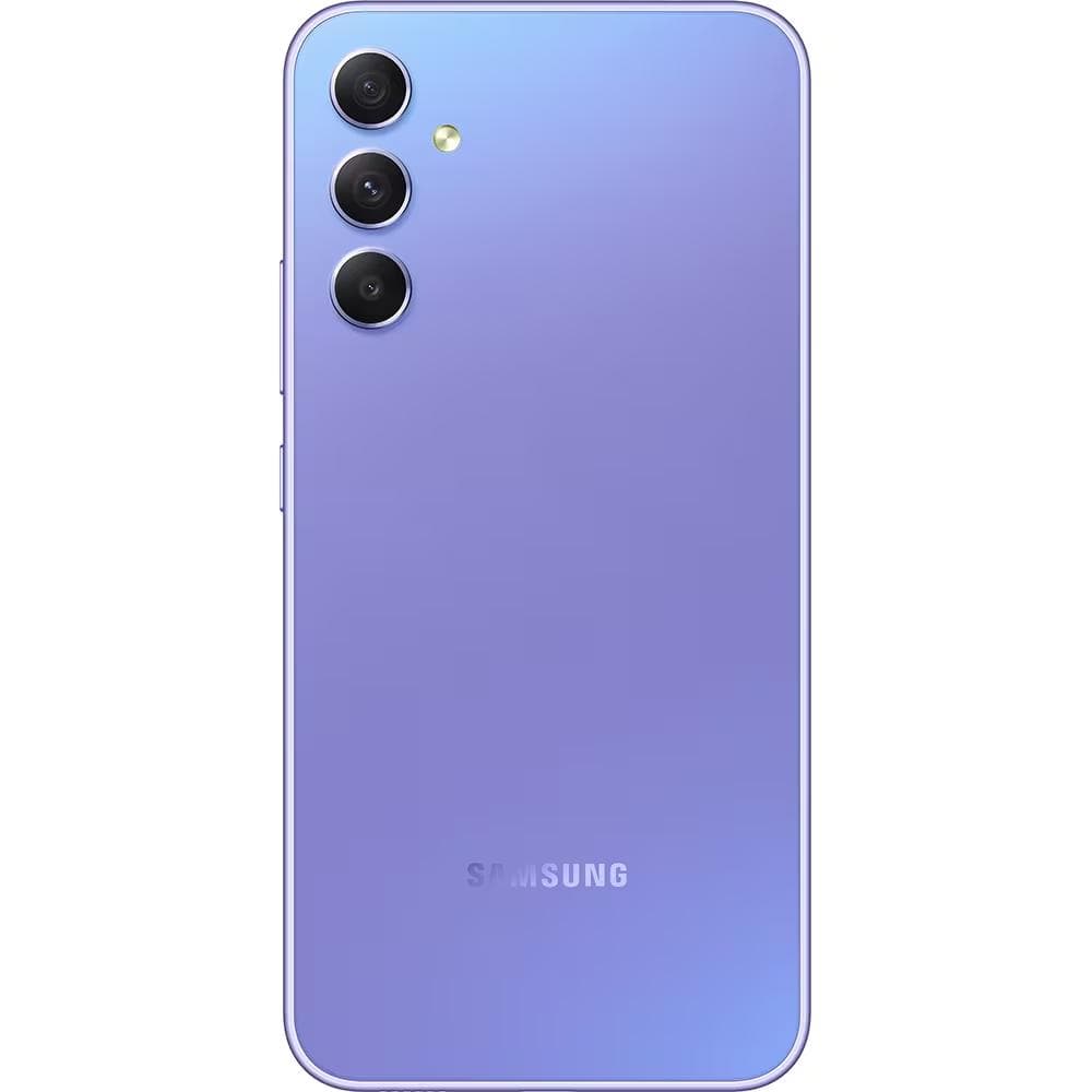 Samsung Galaxy A34 DS Light Violet 5G/6.55"/OC/8GB/256GB/13MP/48MP+8MP+5MP/5000mAh + IP67 "SM-A346BLVEEUE" — miniatură